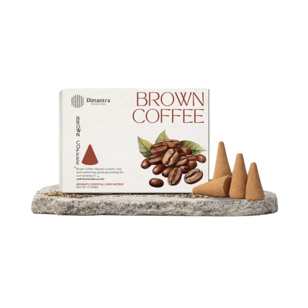 DIMANTRA - 'Brown Coffee' Cone Incense
