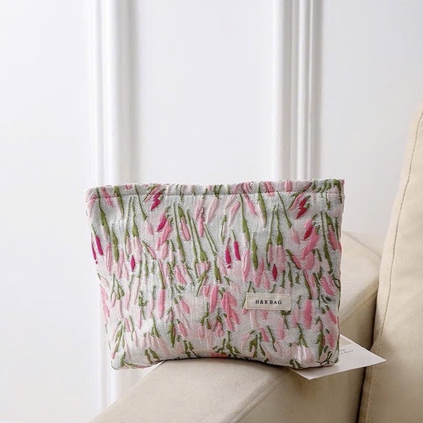 Make Up Purse - Pink Tulip