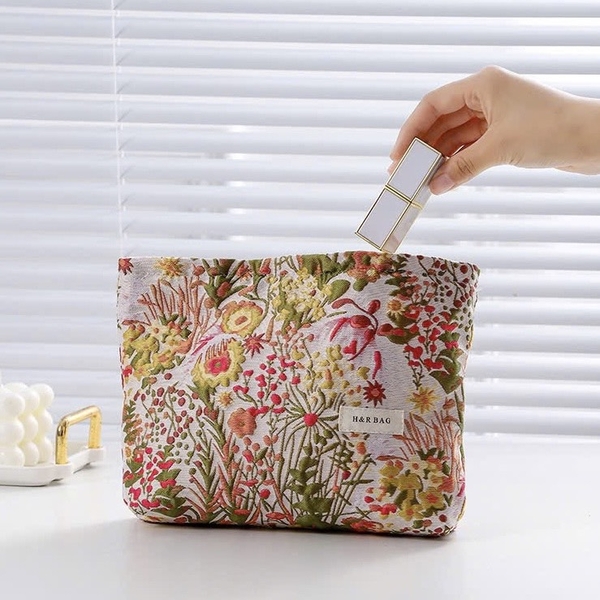 Make Up Purse - Tropical Orange