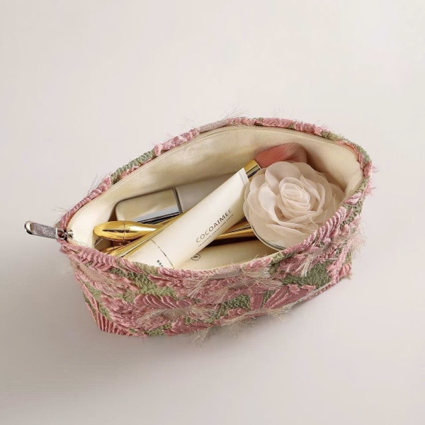 Make Up Purse - Pink Daisy