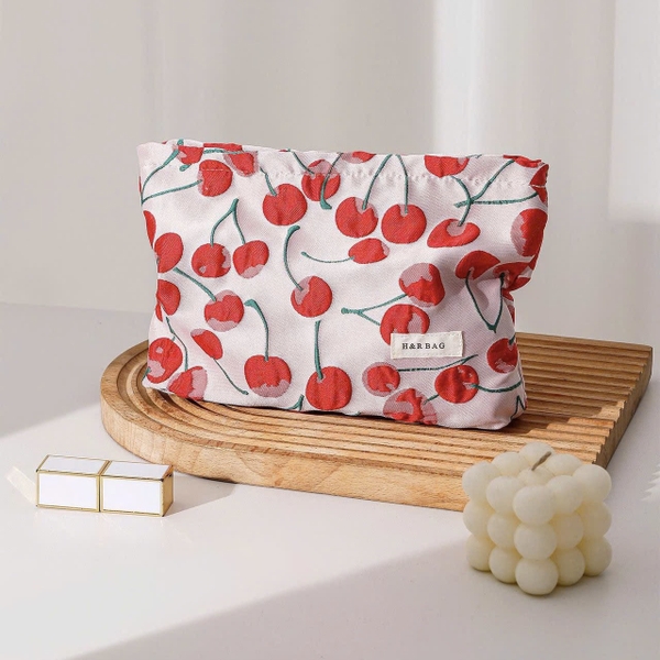 Make Up Purse - Red Cherry