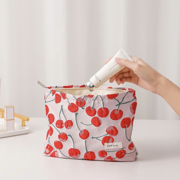 Make Up Purse - Red Cherry