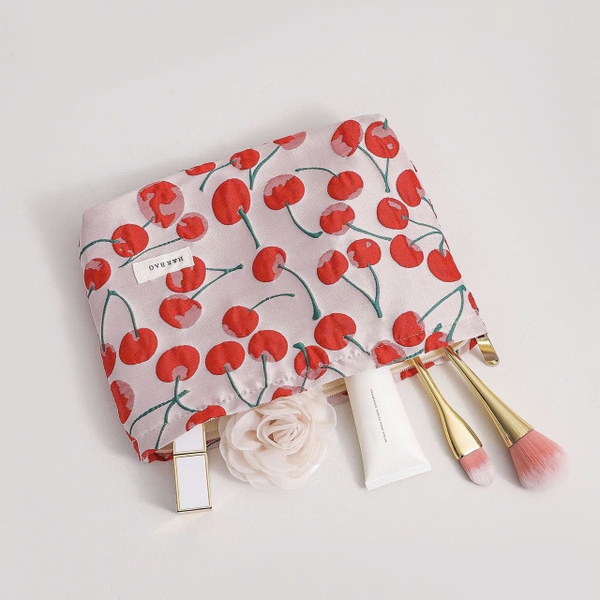 Make Up Purse - Red Cherry