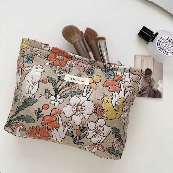 Make Up Purse - Wild Mushroom