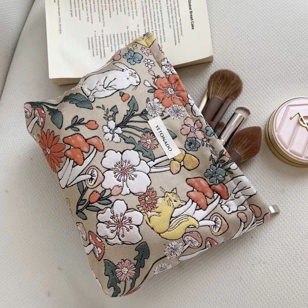 Make Up Purse - Wild Mushroom