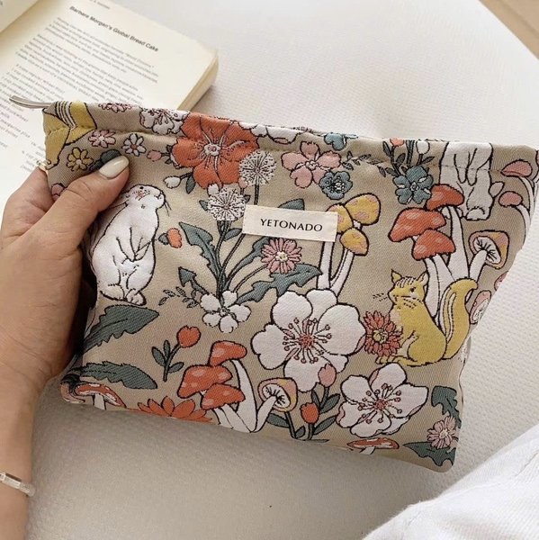 Make Up Purse - Wild Mushroom