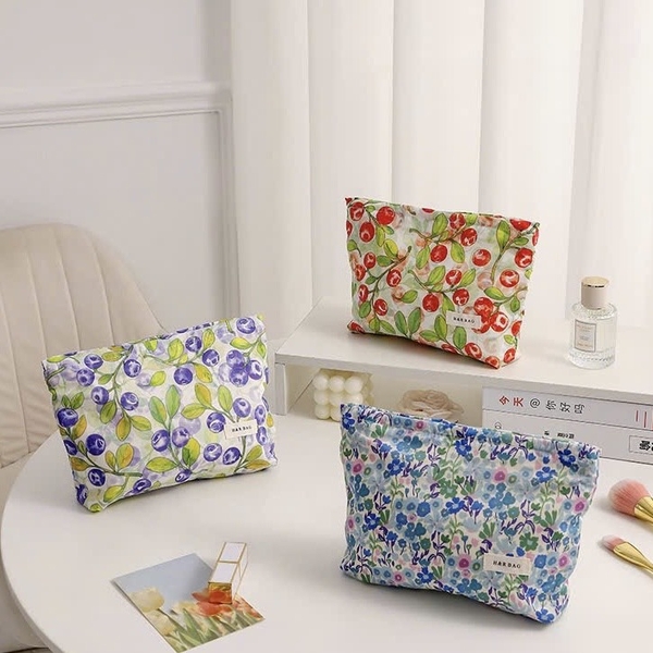 Make Up Purse - Cranberry