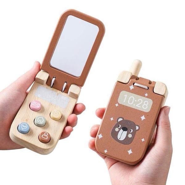 Wooden Kids Mobile Phone