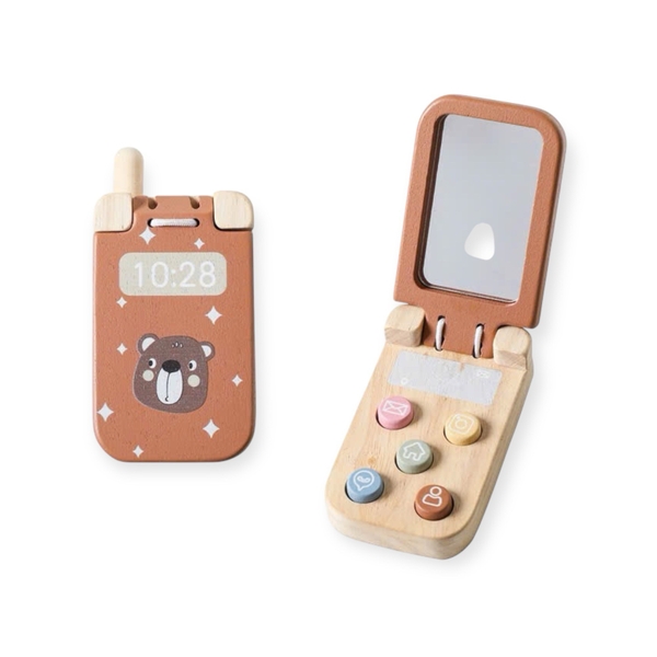 Wooden Kids Mobile Phone