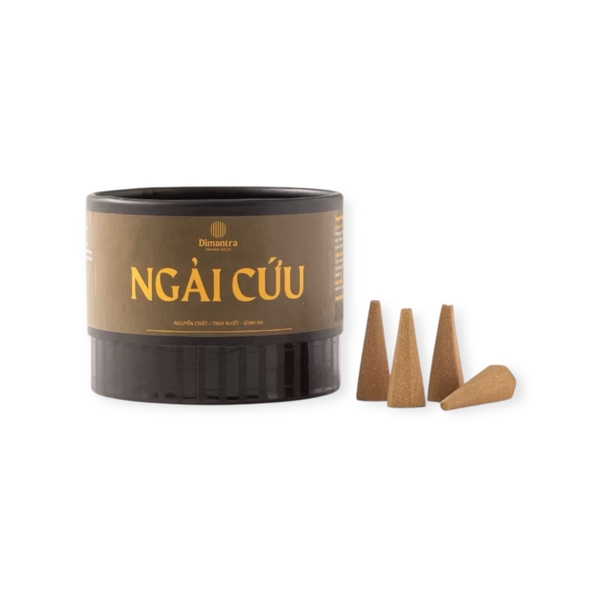 DIMANTRA - ‘Ngải Cứu / Mugwort’ Cone Incense