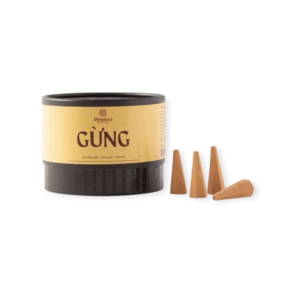DIMANTRA - ‘Gừng / Ginger’ Cone Incense