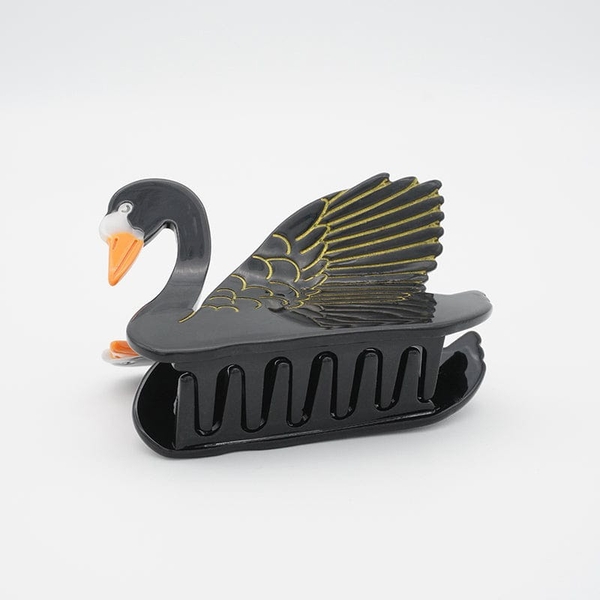 HAIR ACCESSORY - Hair Claw in Black Swan