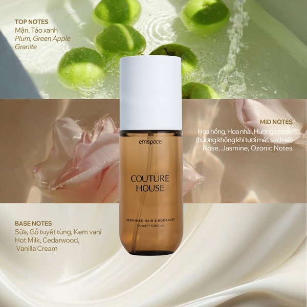 EMSPACE - Hair & Body Mist “COUTURE HOUSE” (100ml)