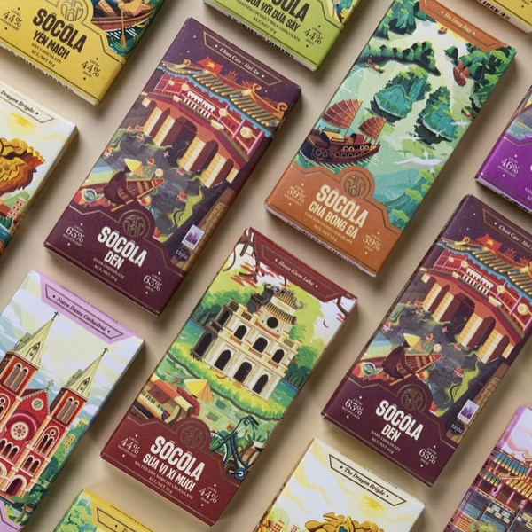 TBROS CHOCOLATE - An Nôm Milk Chocolate with Oatmeal 44% / Tràng An