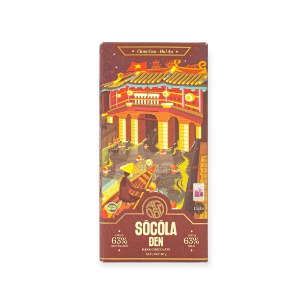 TBROS CHOCOLATE - An Nôm Dark Chocolate 63% / Chùa Cầu, Hội An