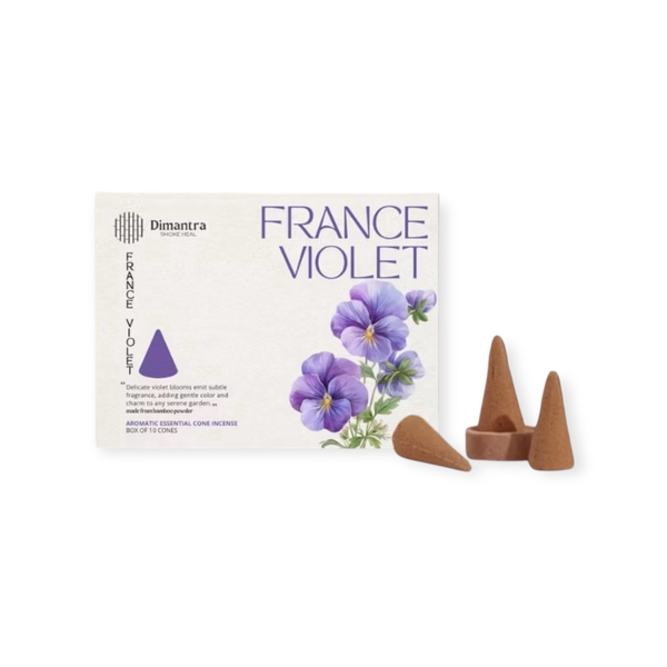 DIMANTRA - ‘France Violet’ Cone Incense