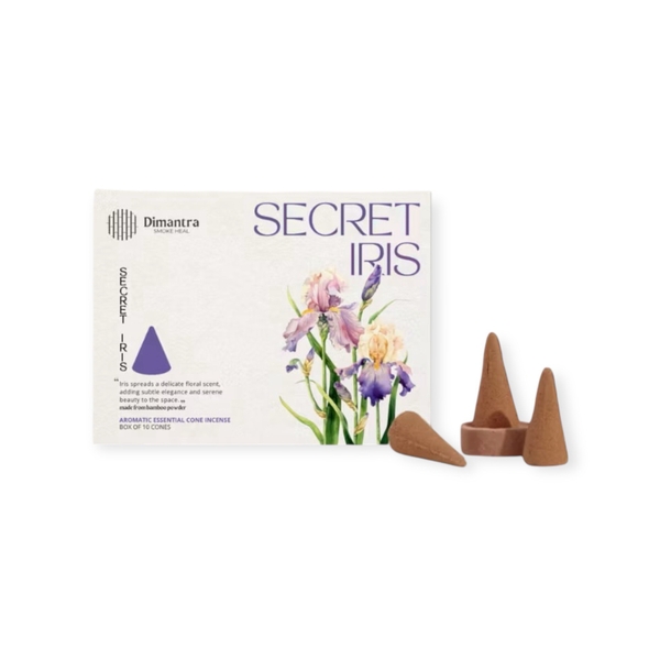 DIMANTRA - ‘Secret Iris’ Cone Incense