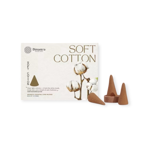 DIMANTRA - ‘Soft Cotton’ Cone Incense