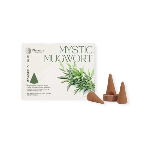 DIMANTRA - ‘Mystic Mugwort’ Cone Incense