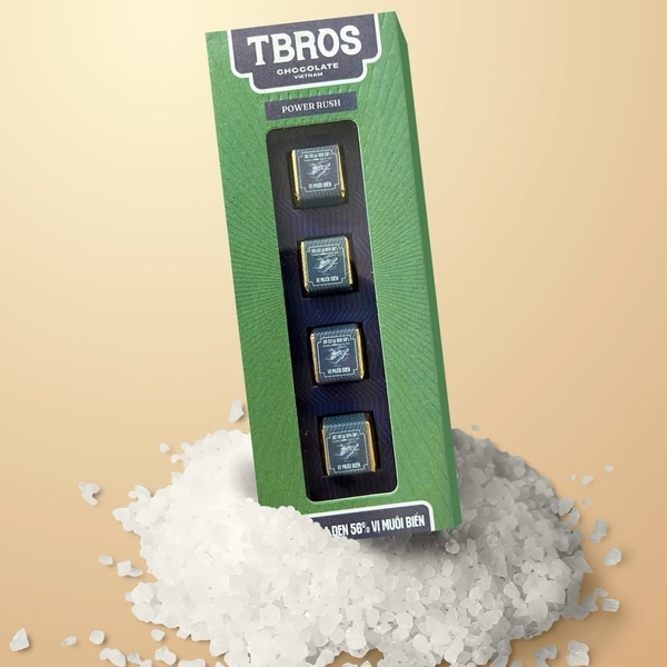TBROS CHOCOLATE - Sea Salt Dark Chocolate 56%