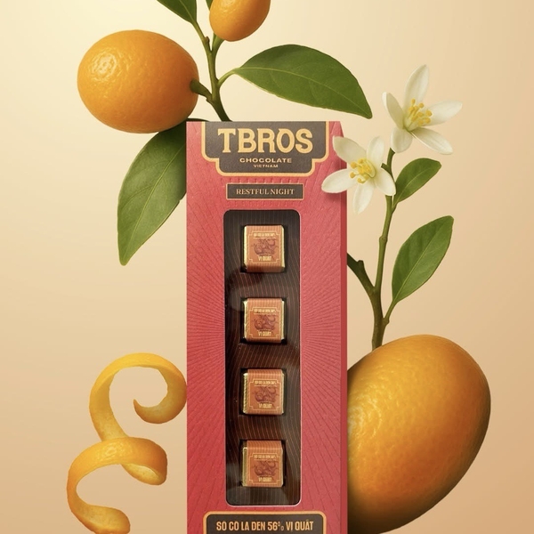 TBROS CHOCOLATE - Kumquat Dark Chocolate 56%