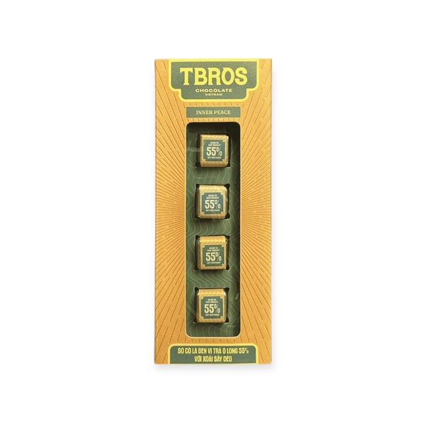 TBROS CHOCOLATE - Dark Chocolate 55% Oolong Tea With Soft-dried Mango