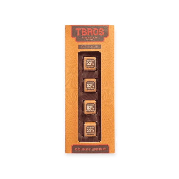 TBROS CHOCOLATE - Dark Chocolate 53% With Soft-dried Pineapple