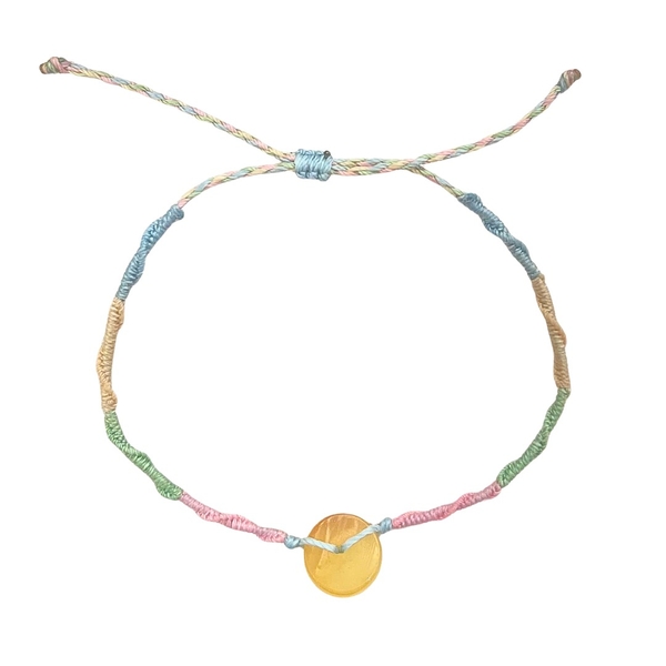 MERAKI TOWN - Single Stone Bracelet in Amber