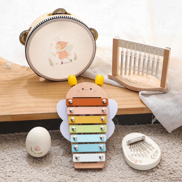 Wooden Xylophone - Bee