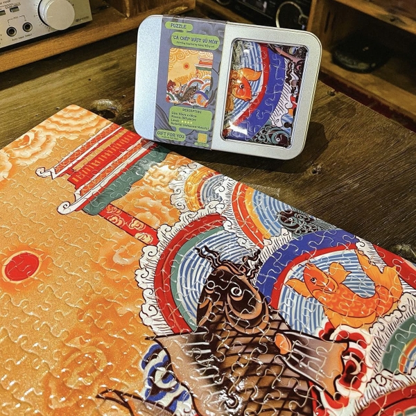 XLAND - ‘Cá Chép Vượt Vũ Môn / Carp Leaping The Dragon Gate’ Puzzle Game