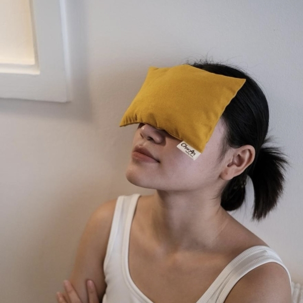 CHUC AN HEALING HERBS - Herbal Eye Pillow in Turmeric