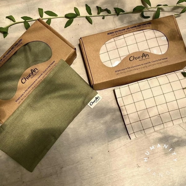 CHUC AN HEALING HERBS - Herbal Eye Pillow in Green