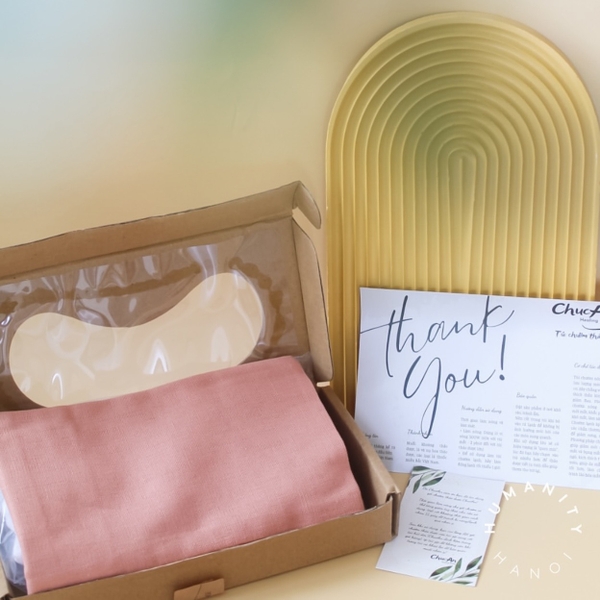 CHUC AN HEALING HERBS - Herbal Eye Pillow in Peach
