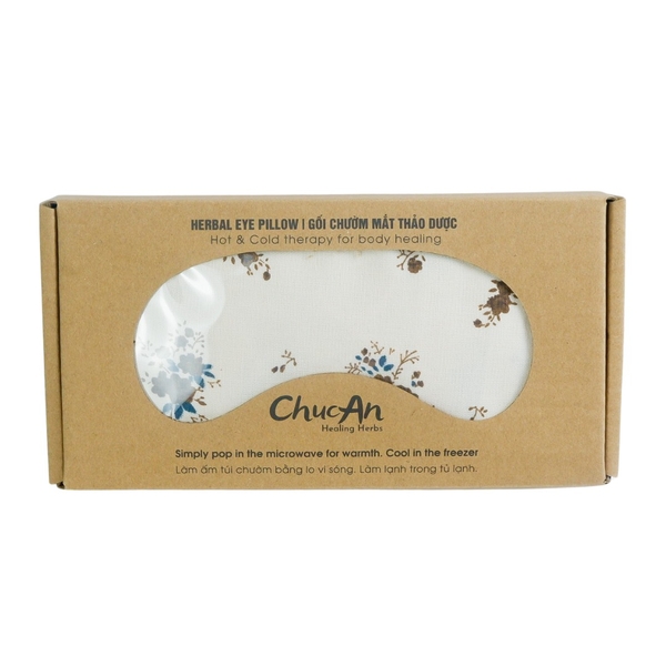 CHUC AN HEALING HERBS - Herbal Eye Pillow in Brown Floral
