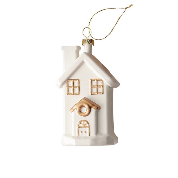 Poly Christmas Ornament - Full House