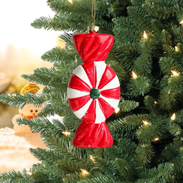 Poly Christmas Ornament - Candy