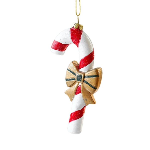 Poly Christmas Ornament - Candy Cane