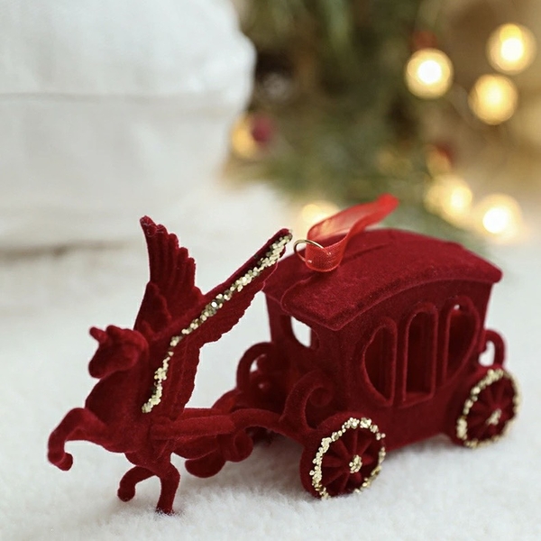 Velvet Christmas Ornament - Mythical Ride
