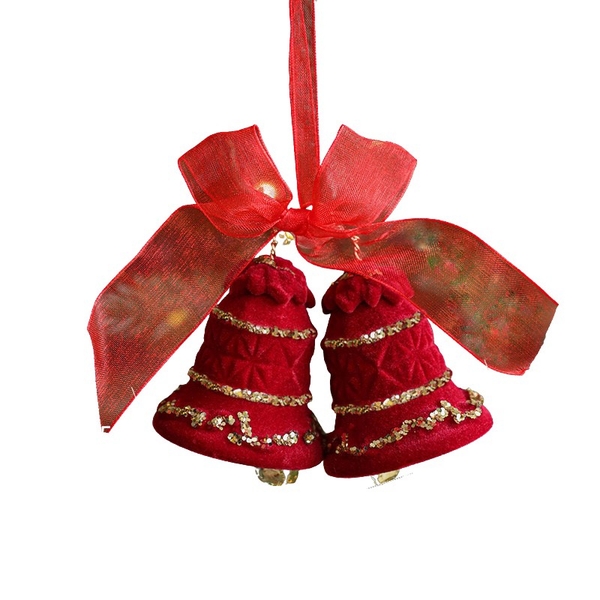 Velvet Christmas Ornament - Bells