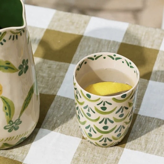 BÁT TRÀNG CERAMIC - Green Pattern Cup