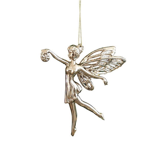 Chrome Christmas Ornament - Tinker Bell