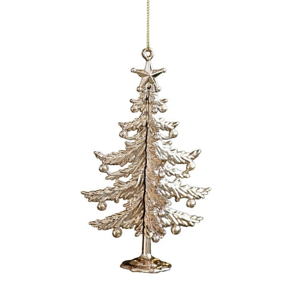 Chrome Christmas Ornament - Christmas Tree