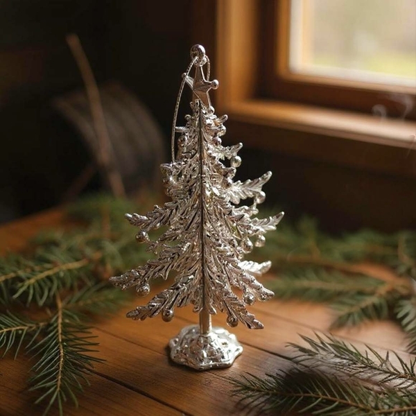 Chrome Christmas Ornament - Christmas Tree