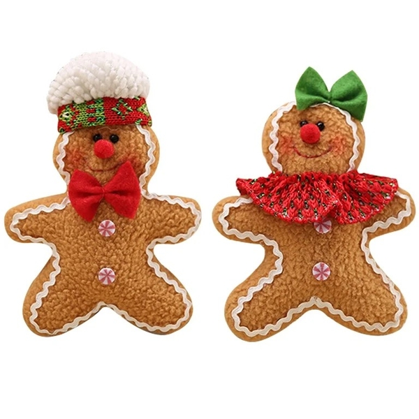 Christmas Wool Ornament - Ginger Breadwoman
