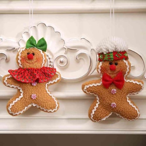 Christmas Wool Ornament - Ginger Breadman