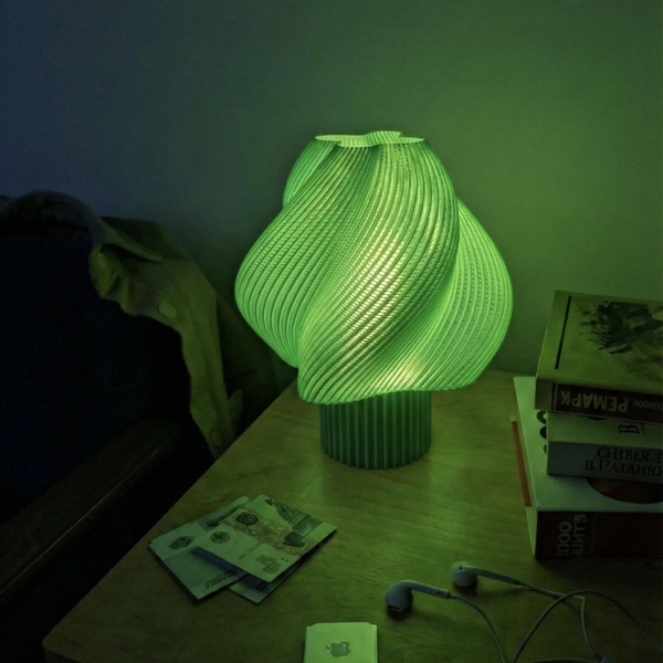 ILLU.3D Lighting – 3D Printing Ice Cream Lamp in Green