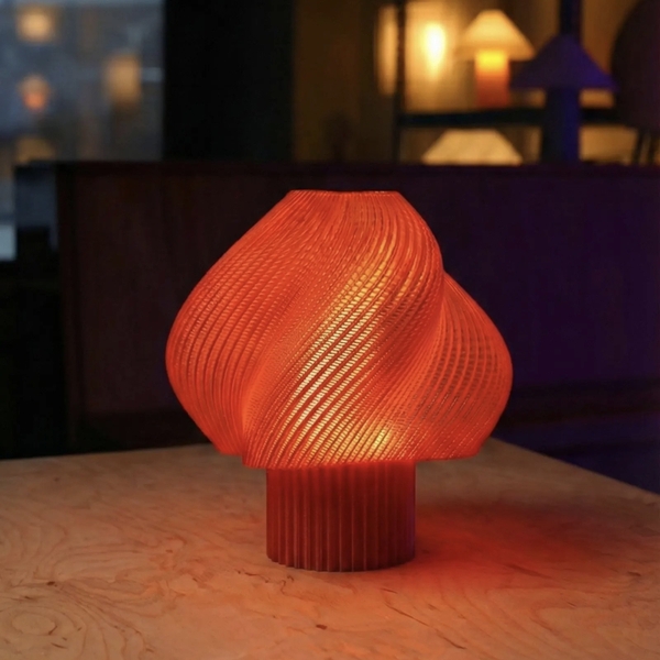ILLU.3D Lighting – 3D Printing Ice Cream Lamp in Red