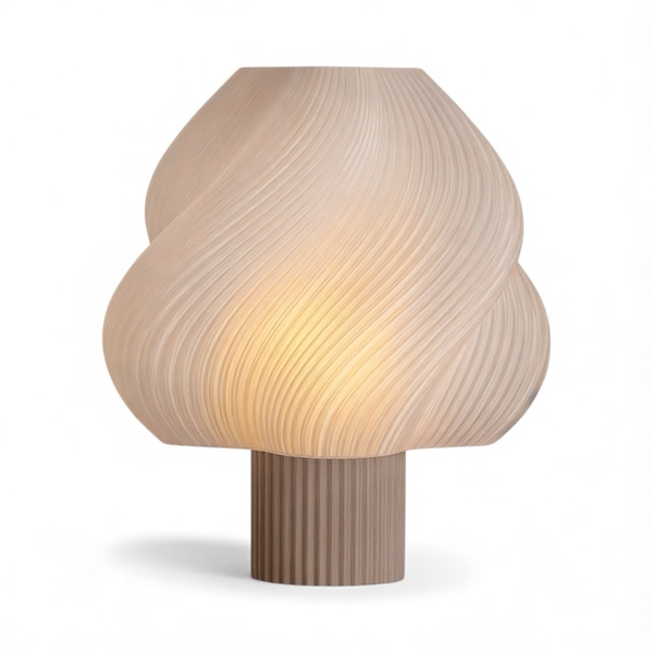 ILLU.3D Lighting – 3D Printing Ice Cream Lamp in Cream