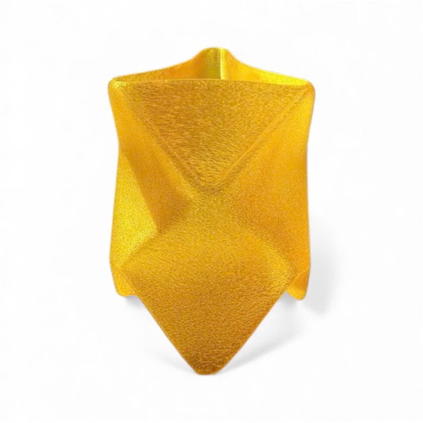 ILLU.3D Lighting – 3D Printing Origami Lamp in Yellow