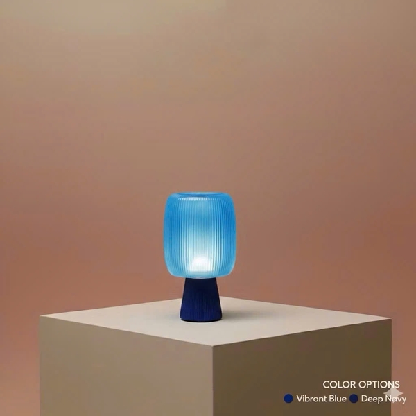ILLU.3D Lighting – 3D Printing Pom Pom Lamp in Deep Navy